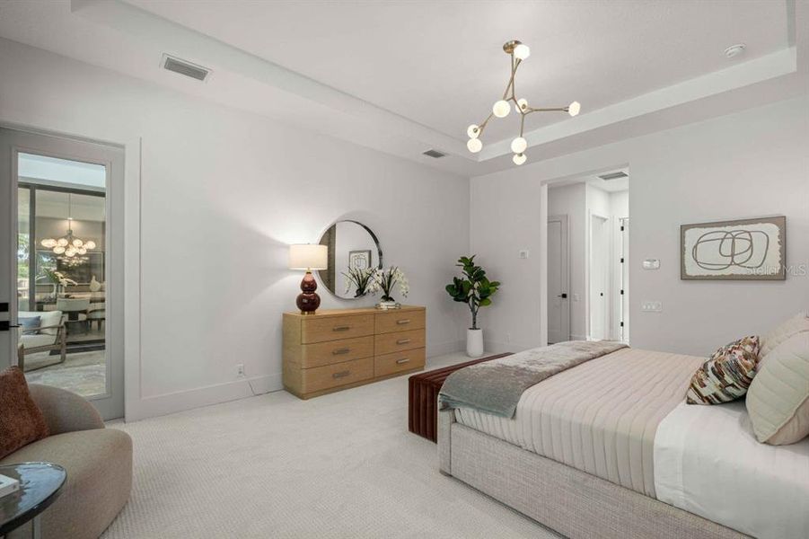 Furnished interior view inside a new home in , Ocala (Image 31).