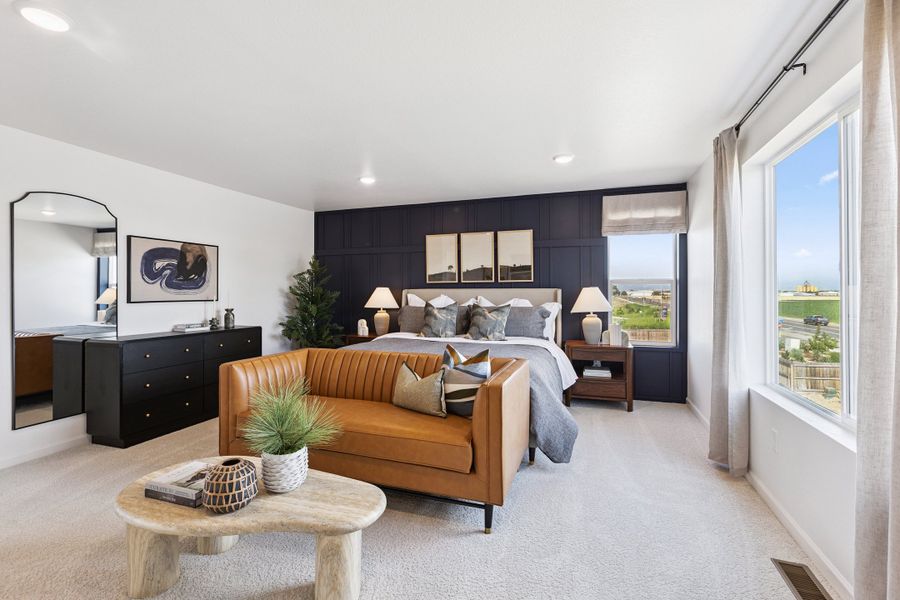 Representative furnished interior of a home built from the Jansen by Risewell Homes in Cherry Meadows, Brighton (Image 16).