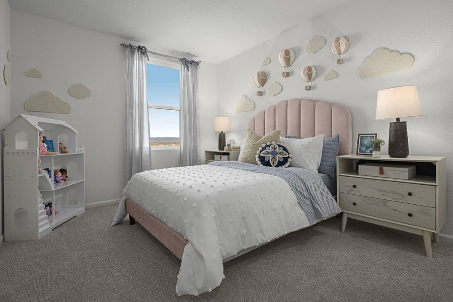 Representative furnished interior of a home built from the 2502 Modeled by KB Home in Legato, Commerce City (Image 18).