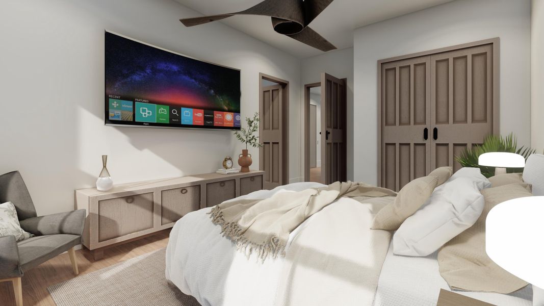 Furnished interior view inside a new home in , Isle Of Palms (Image 49).