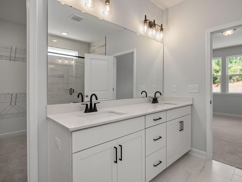 Furnished interior view inside a new home in Sage on North Main, Wake Forest (Image 9).