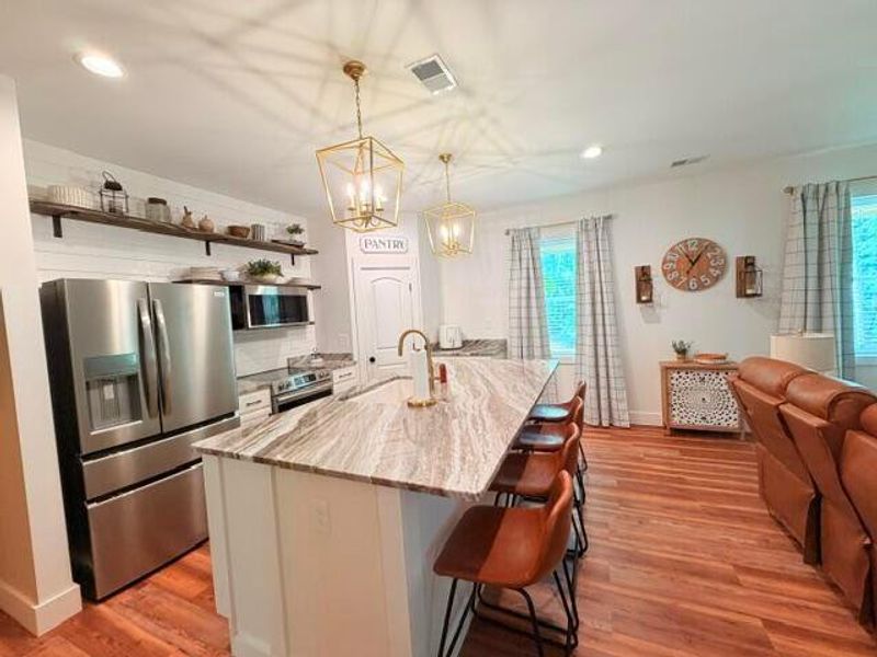 Furnished interior view inside a new home in , Manning (Image 78).