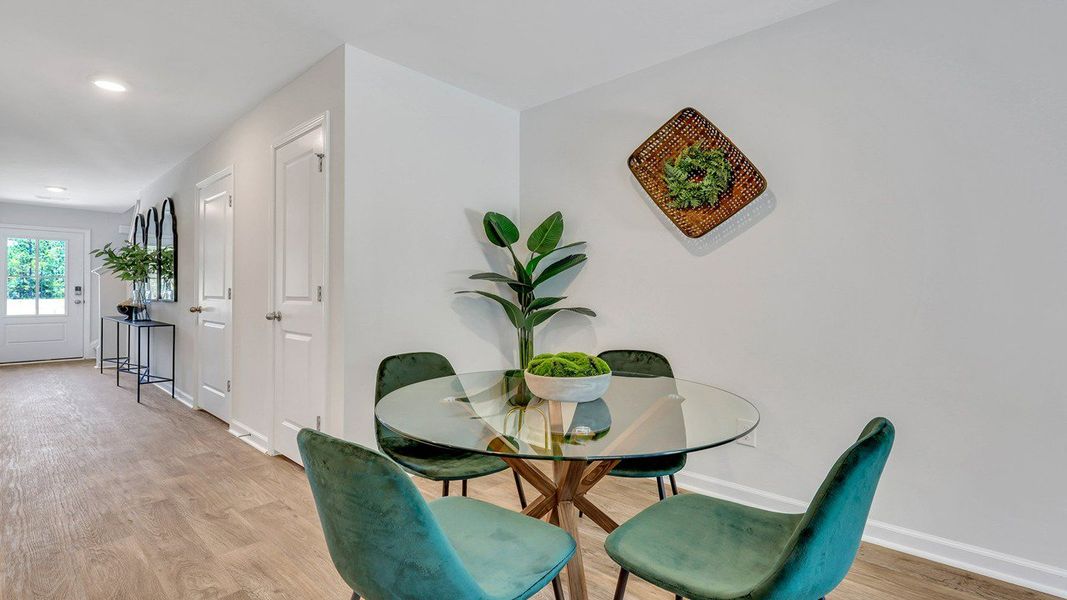 Furnished interior view inside a new home in The Pines at New Hampstead, Bloomingdale (Image 11).