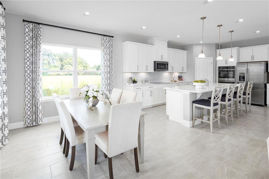 Furnished interior view inside a new home in Reserve at Lake Meadows, Ocoee (Image 20).
