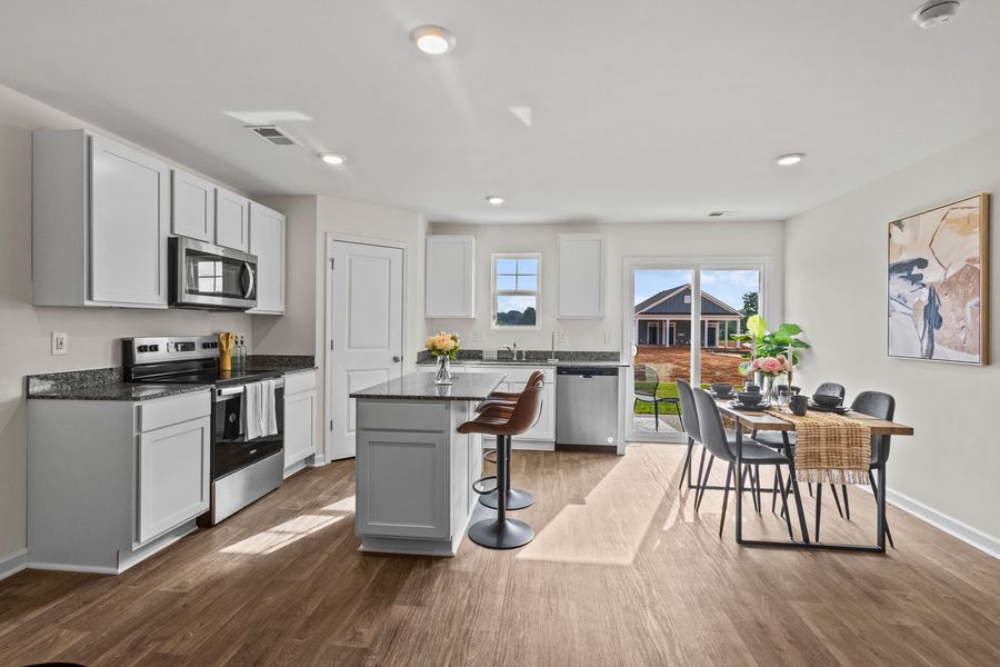 Furnished interior view inside a new home in Champions Village at Cherry Hill, Pendleton (Image 40).