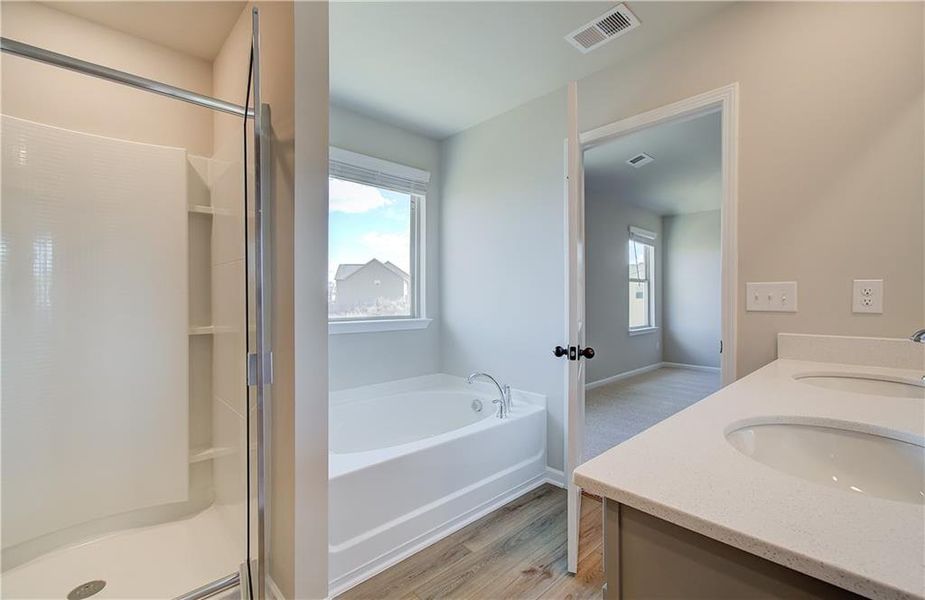 Furnished interior view inside a new home in Towne Center, Hampton (Image 5).