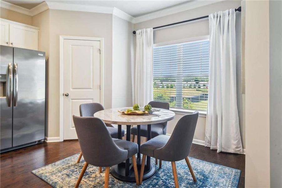 Furnished interior view inside a new home in Creekwood, Powder Springs (Image 7).
