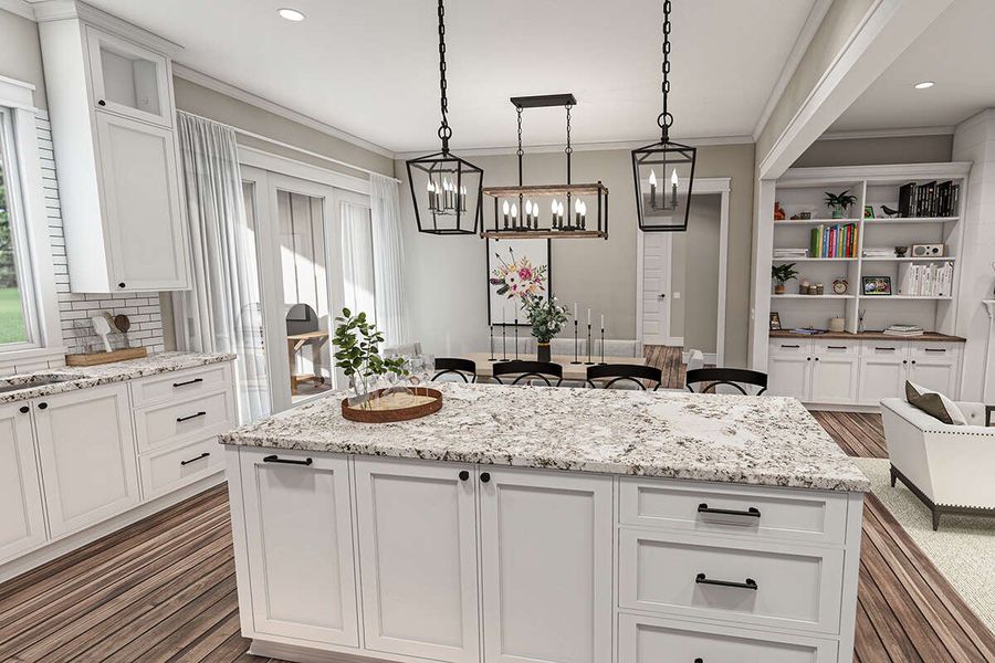 Representative furnished interior of a home built from the Clover by Zeal Home Builders in Parallel Pastures, Poolville (Image 8). Representative furnished interior of a home built from the Clover by Zeal Home Builders in Parallel Pastures, Poolville (Image 8).