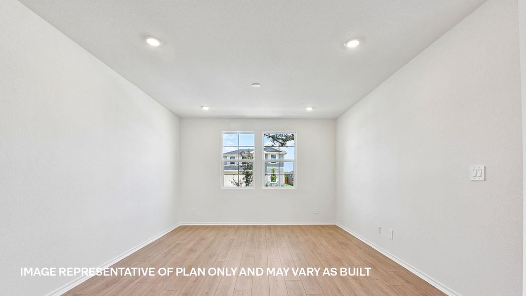 Representative unfurnished interior of a home built from the The Lyndon by D.R. Horton in Valverde, Bastrop (Image 17).