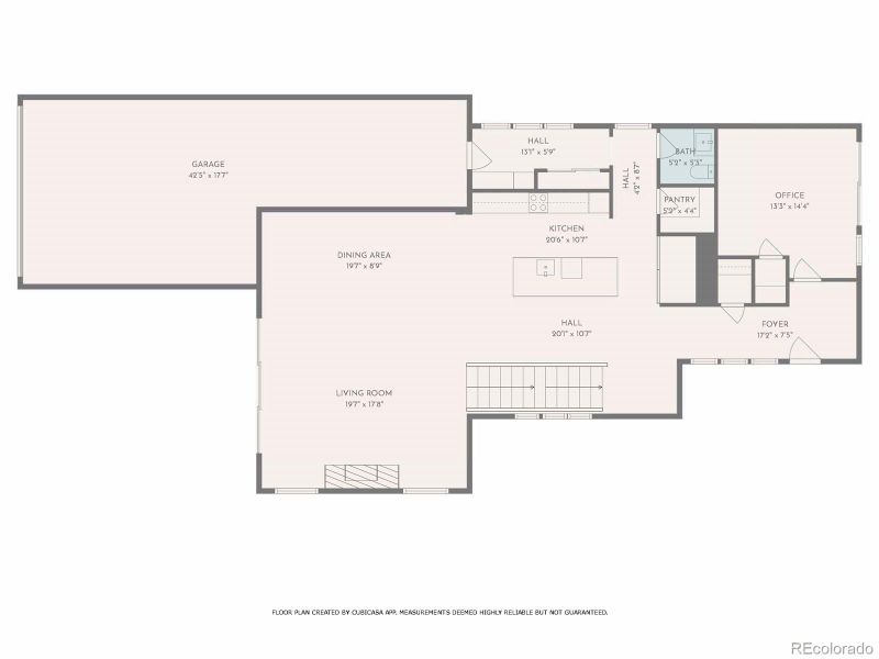 2D floor plan layout of this home in , Denver, CO (Image 28).