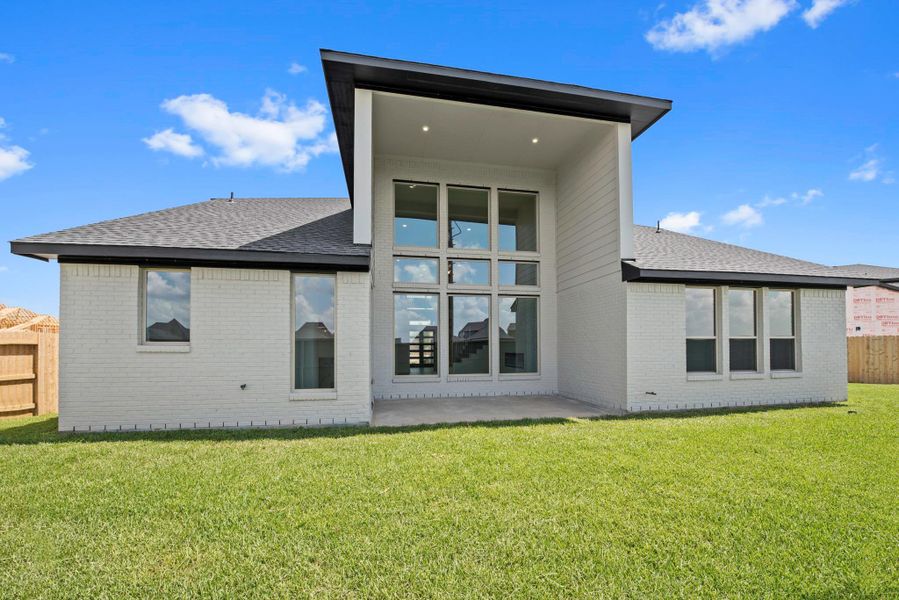 Exterior details and patio area of a home in The Grand Prairie, Hockley (Image 2). Exterior details and patio area of a home in The Grand Prairie, Hockley (Image 2).