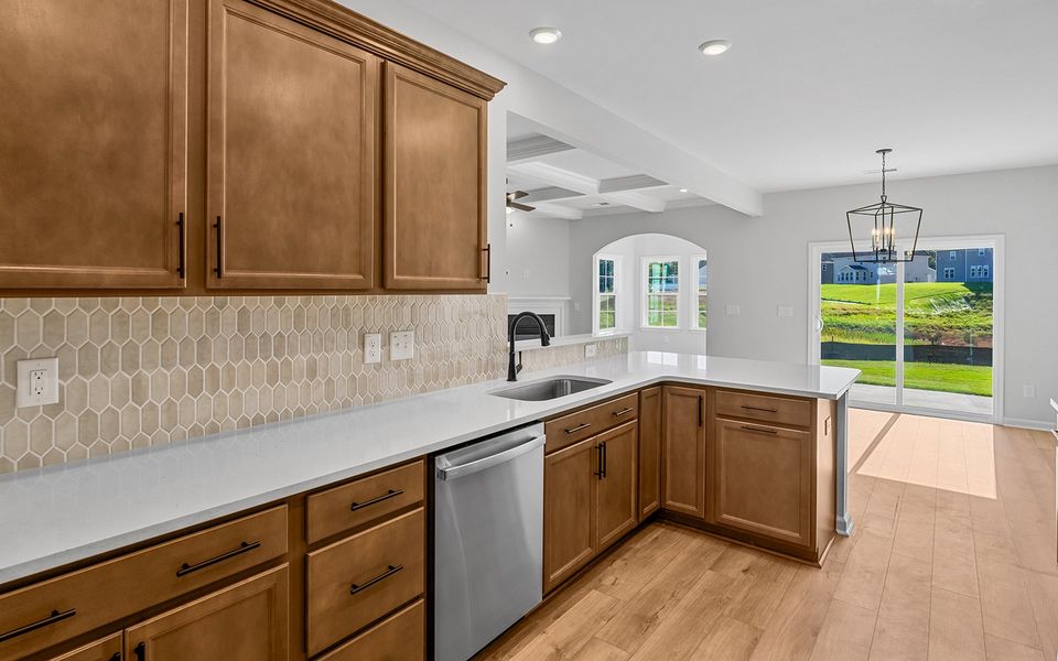 Furnished interior view inside a new home in Fieldstone, Lexington (Image 9).