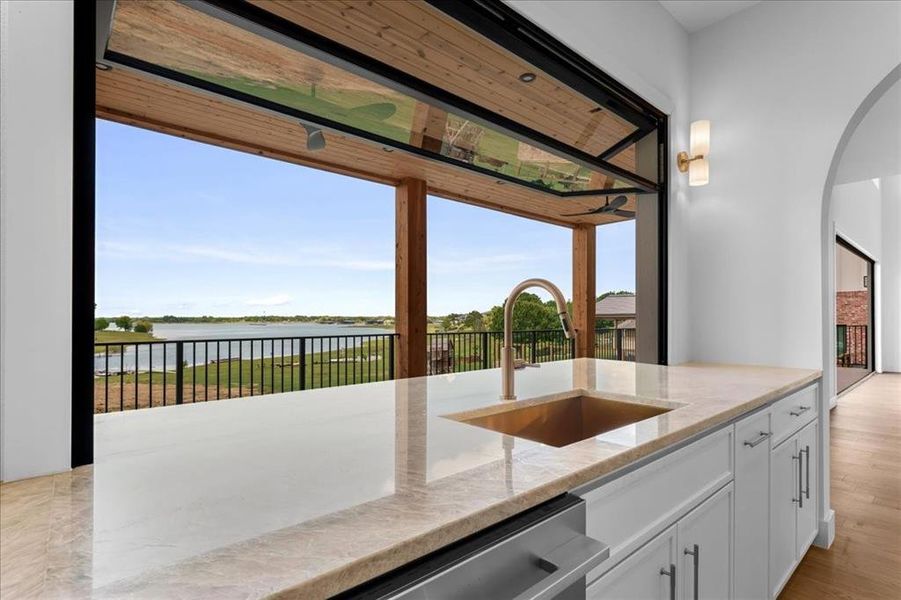 Exterior details and patio area of a home in , Frisco (Image 29).