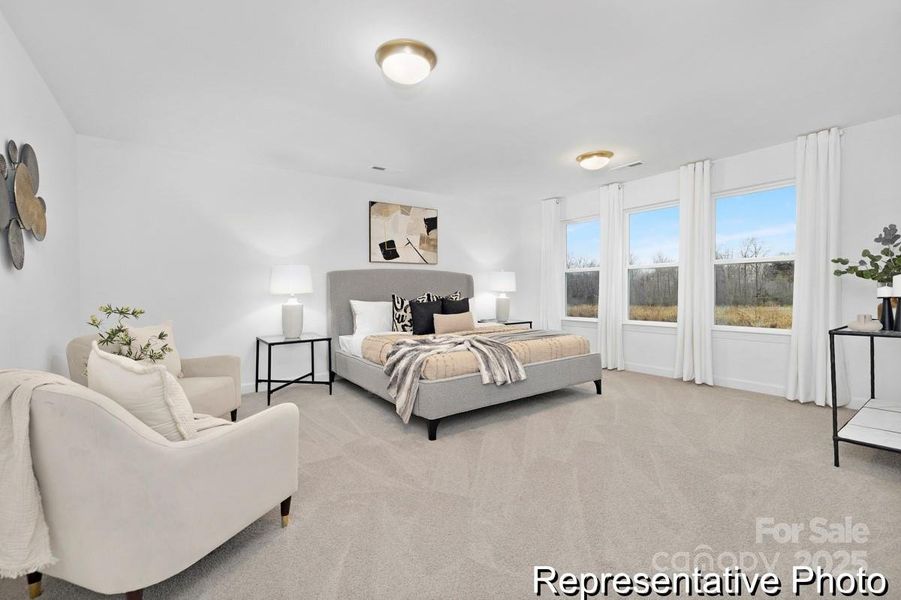 Furnished interior view inside a new home in Morgan Hills, Albemarle (Image 5).