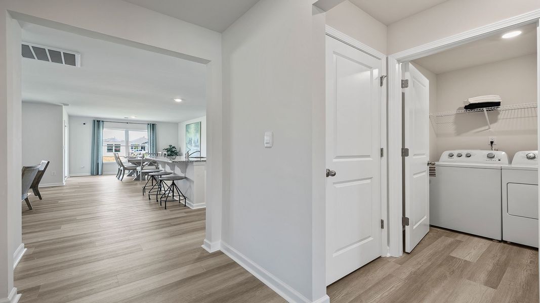 Furnished interior view inside a new home in Cedar Gap, Fountain Inn (Image 7). Furnished interior view inside a new home in Cedar Gap, Fountain Inn (Image 7).