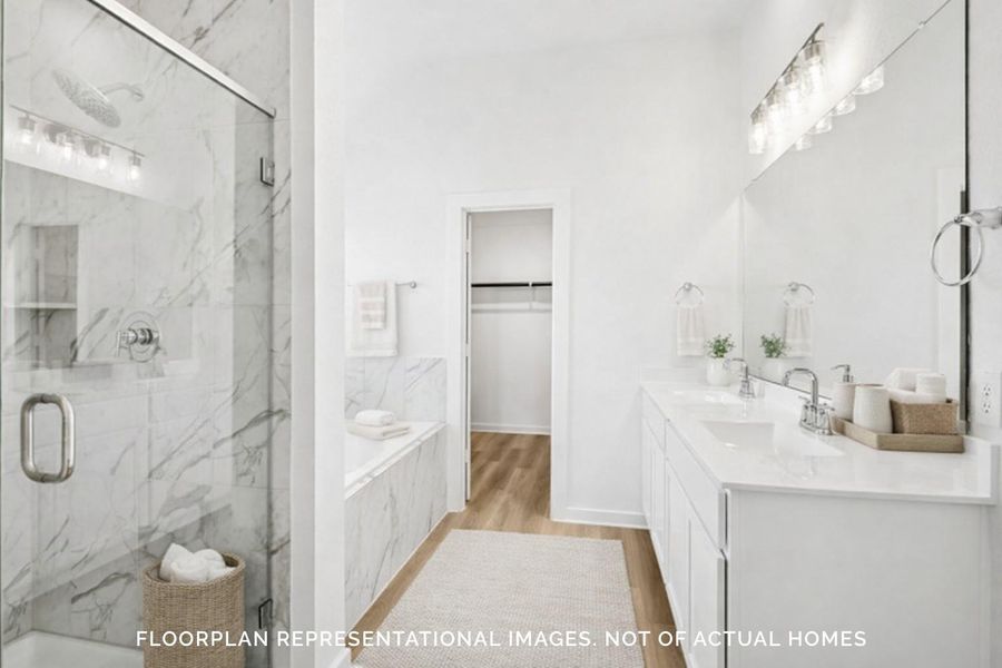 Furnished interior view inside a new home in Miller's Pond, Rosenberg (Image 9).