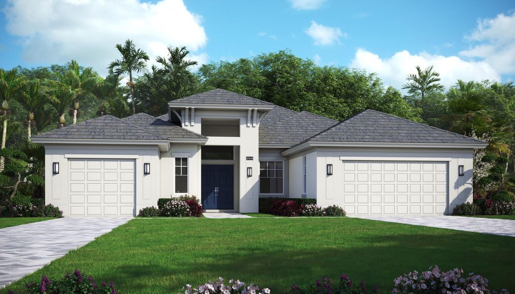 Representative exterior photo of a completed home built from the Callie by GHO Homes in Belterra, Port St. Lucie, FL (Image 4).