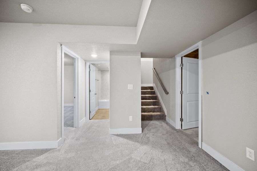Representative unfurnished interior of a home built from the Currant by View Homes in The Glen, Colorado Springs (Image 23). Representative unfurnished interior of a home built from the Currant by View Homes in The Glen, Colorado Springs (Image 23).