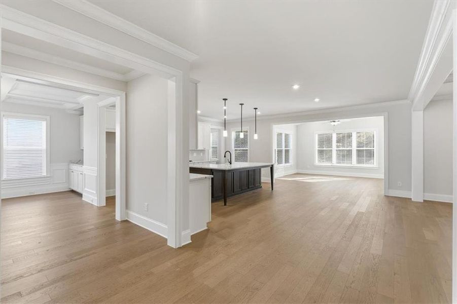 Spacious, unfurnished interior of a new home in Ford Landing, Acworth (Image 44).