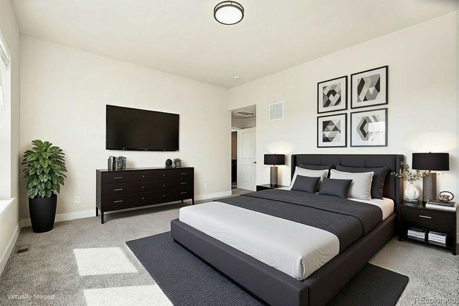 Furnished interior view inside a new home in , Arvada (Image 8).