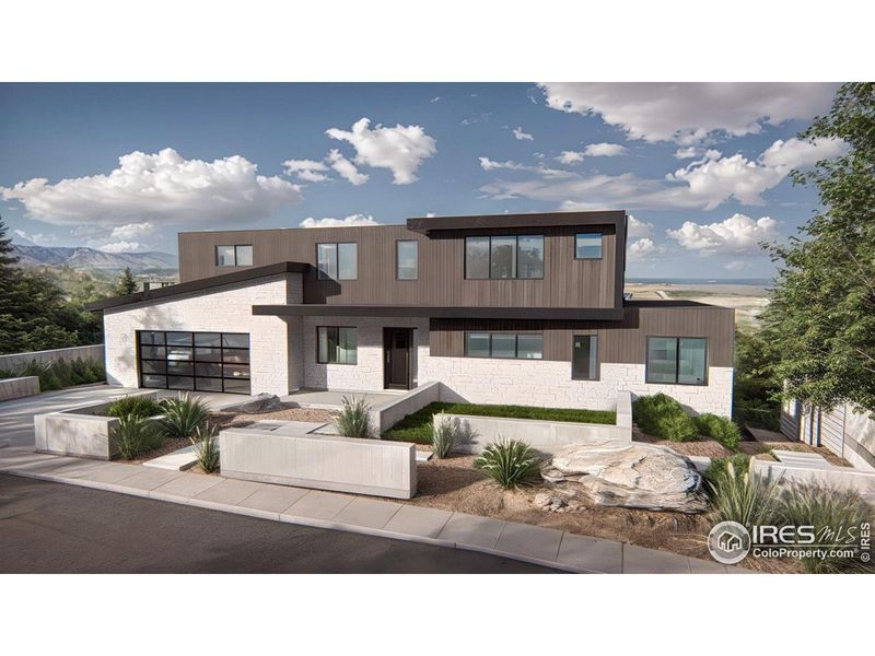 7,097-sqft, 5 en-suite bedrooms, main level office, 8 bathrooms, 3 car garage and 4 decks