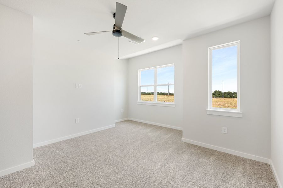Spacious, unfurnished interior of a new home in Wildridge, Oak Point (Image 41). Spacious, unfurnished interior of a new home in Wildridge, Oak Point (Image 41).