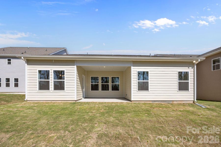 Exterior details and patio area of a home in McFarland Estates, York (Image 19). Exterior details and patio area of a home in McFarland Estates, York (Image 19).