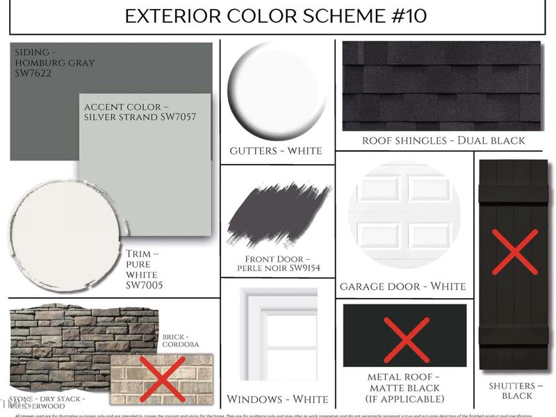 Sample of building materials used in homes in Laneridge Estates, Raleigh (Image 25).