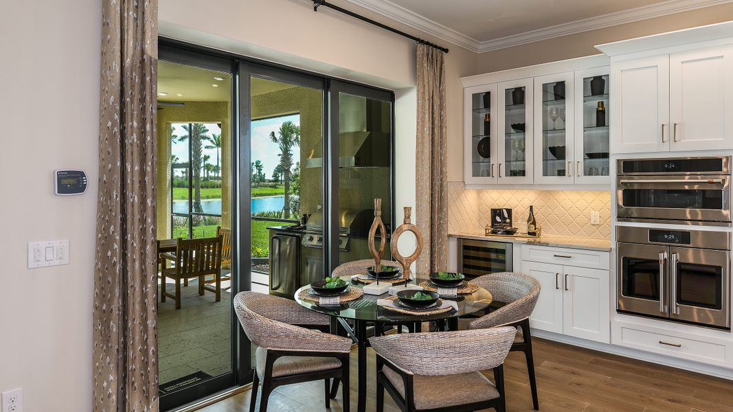 Representative furnished interior of a home built from the Pallazio by Taylor Morrison in Esplanade by the Islands, Naples (Image 26).