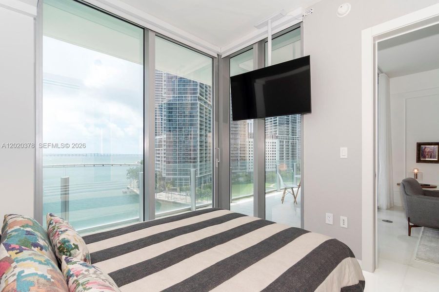 Furnished interior view inside a new home in , Miami (Image 15).