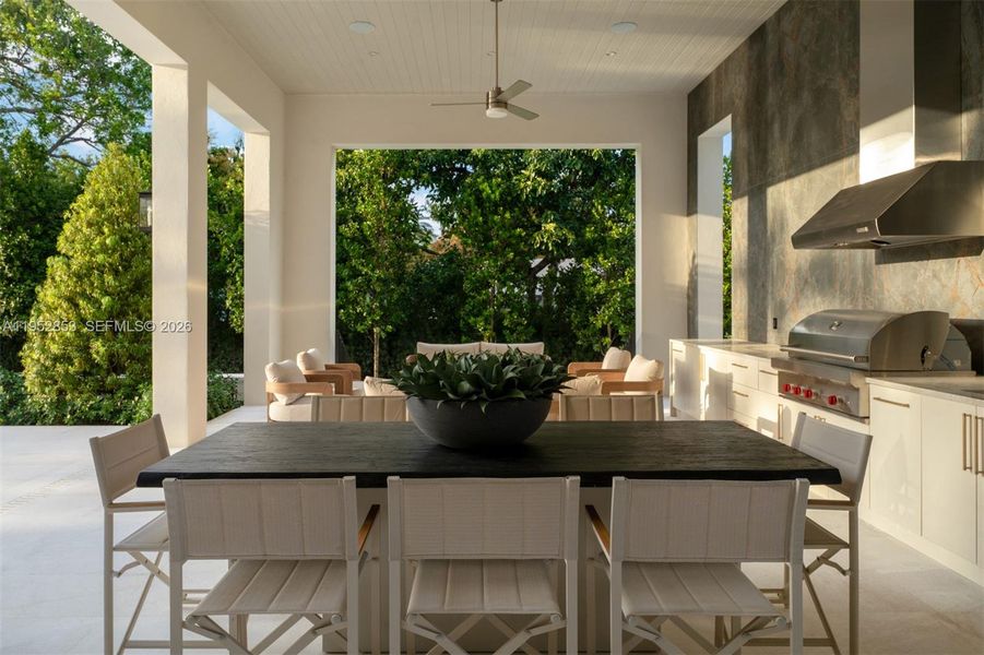 Exterior details and patio area of a home in , Pinecrest (Image 25). Exterior details and patio area of a home in , Pinecrest (Image 25).
