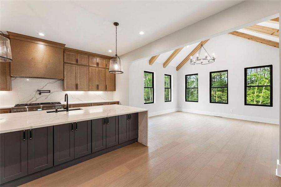 Furnished interior view inside a new home in , Milton (Image 6).