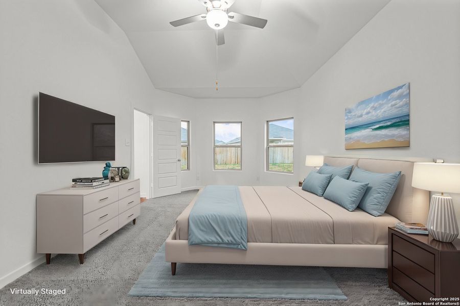 Furnished interior view inside a new home in Paloma Park, Converse (Image 7). Furnished interior view inside a new home in Paloma Park, Converse (Image 7).