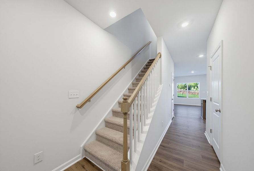 Spacious, unfurnished interior of a new home in Sweetbrier, Durham (Image 17). Spacious, unfurnished interior of a new home in Sweetbrier, Durham (Image 17).