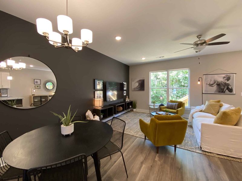 Furnished interior view inside a new home in The Grove at Kennesaw Farms, Gallatin (Image 9).