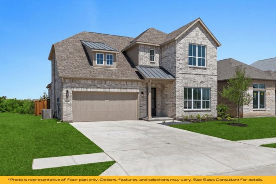 Representative exterior photo of a completed home built from the The Rio by Stonefield Homes in The Highlands, Rockwall, TX (Image 29).