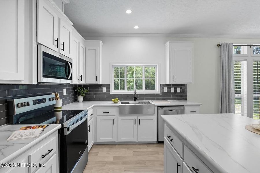 Furnished interior view inside a new home in , Macclenny (Image 12).