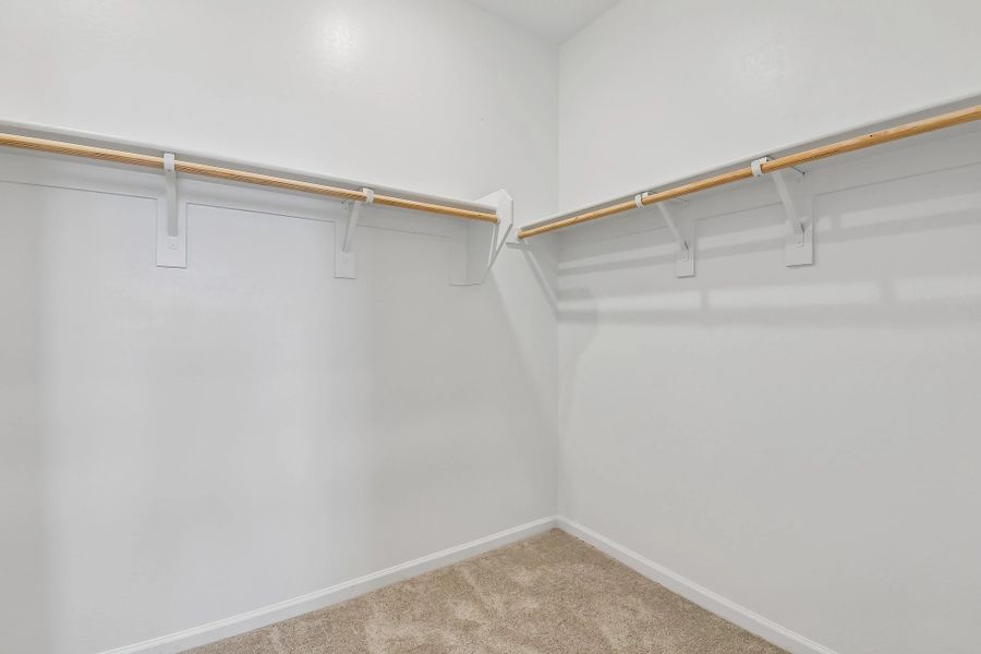 Primary walk in closet