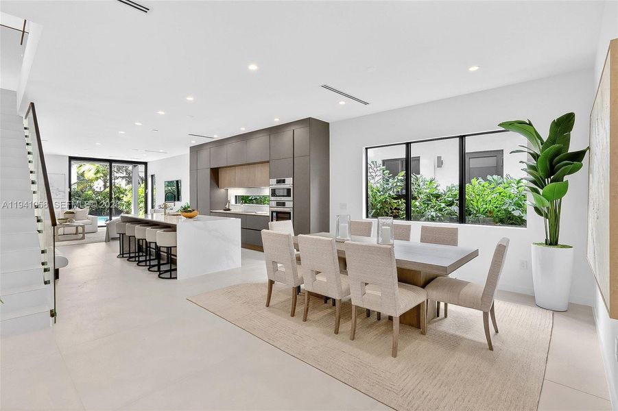 Furnished interior view inside a new home in , Miami (Image 14).