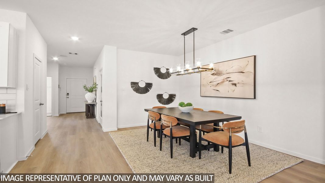 Furnished interior view inside a new home in River Ranch Trails, Dayton (Image 7).