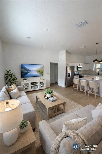 Furnished interior view inside a new home in , Citrus Springs (Image 5).