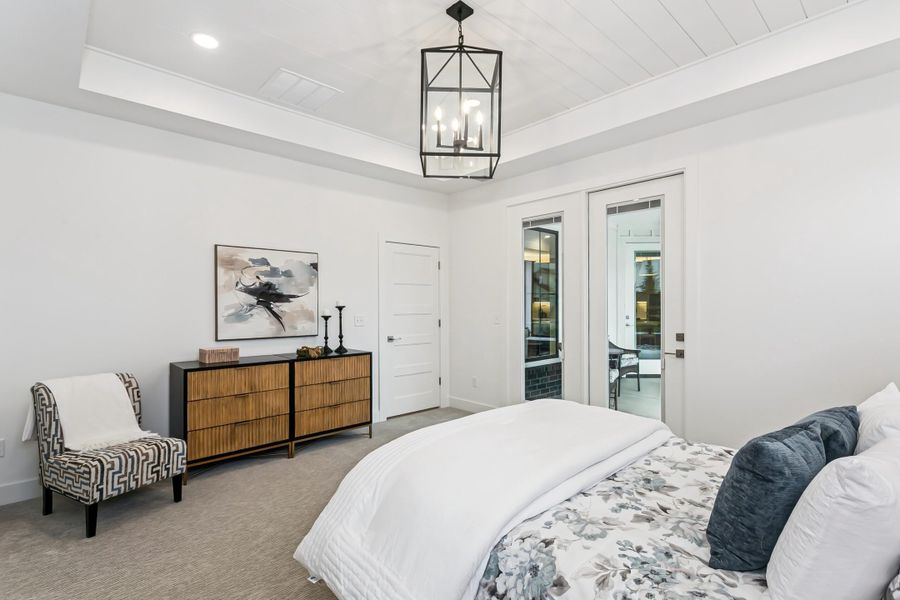 Furnished interior view inside a new home in The Courtyards at The Moorings, Wichita (Image 14).