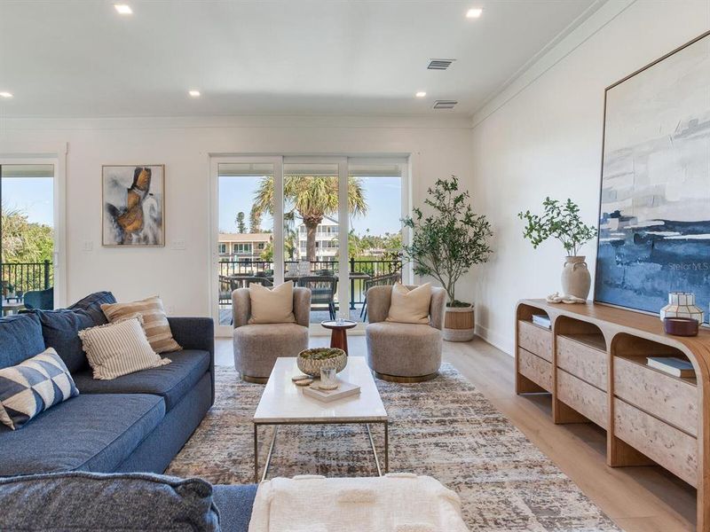Furnished interior view inside a new home in , North Redington Beach (Image 12).