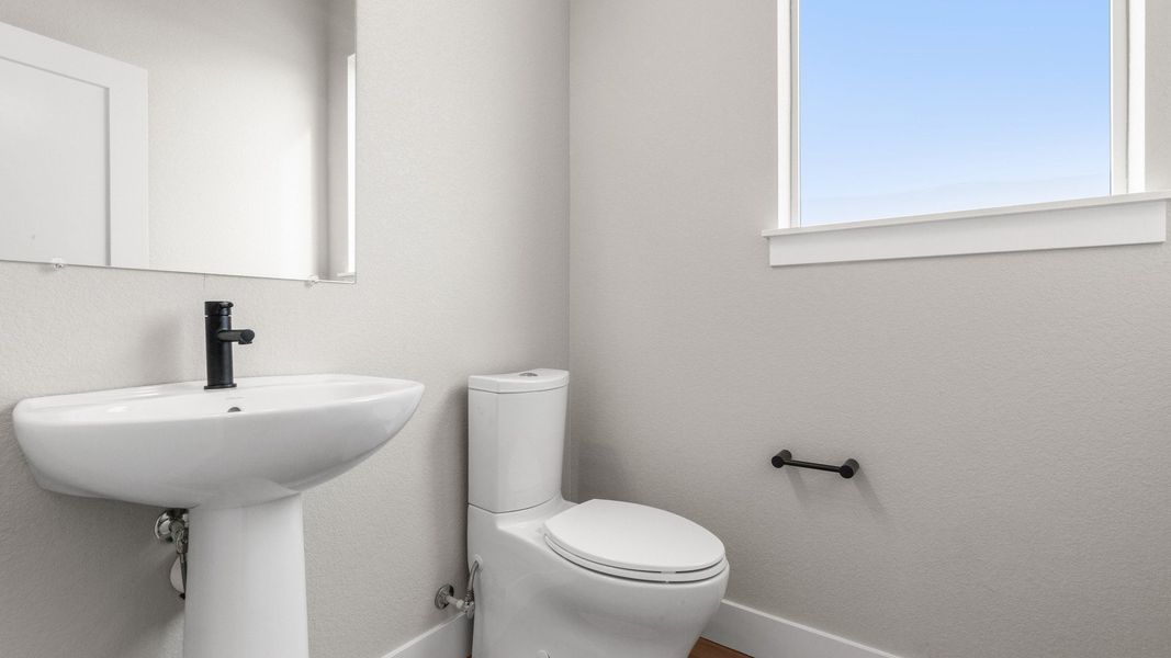 Furnished interior view inside a new home in Dillon Pointe - Skyview, Broomfield (Image 13).