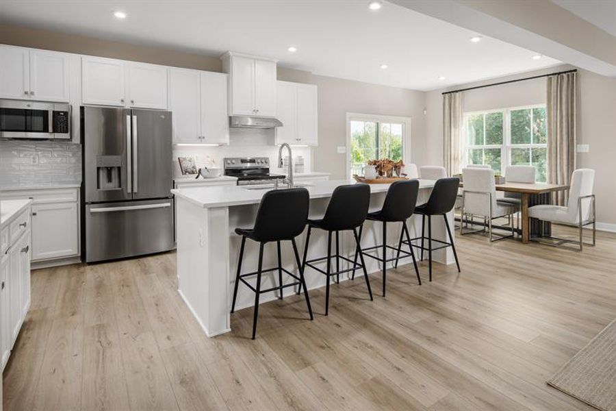 Representative furnished interior of a home built from the Powell by Ryan Homes in Muirwood, Murfreesboro (Image 3).