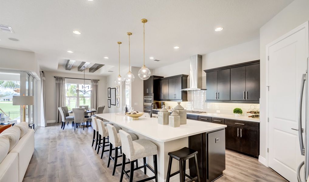 Chef-worthy kitchen with island