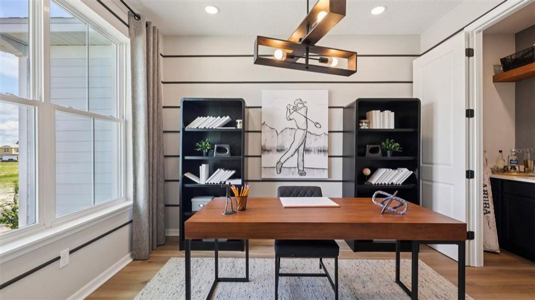 Furnished interior view inside a new home in Isla Mirada, San Antonio (Image 25).