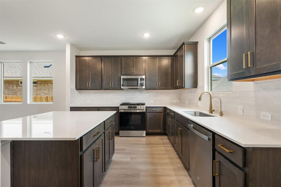 Furnished interior view inside a new home in La Cima, San Marcos (Image 11).