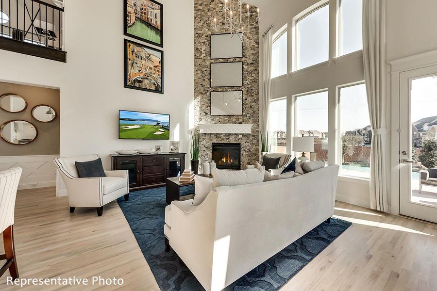 Furnished interior view inside a new home in Walton Ridge, Corinth (Image 6).