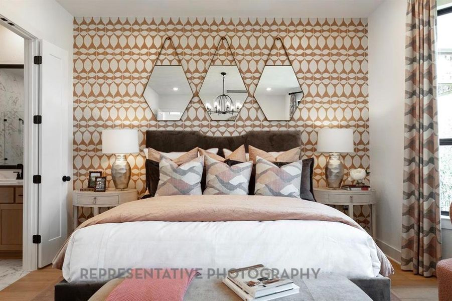 Furnished interior view inside a new home in Meraki, Forney (Image 39).